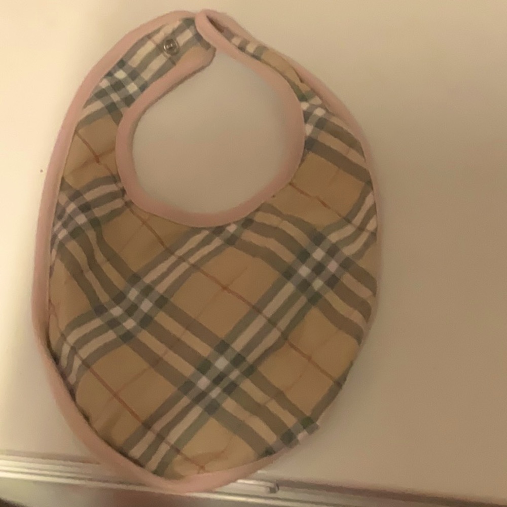 Burberry bib for baby